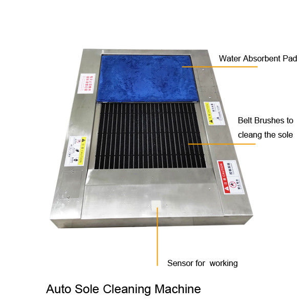 Cleanroom Shoe Sole Cleaner Machine Length 1M For One Person  20W 0