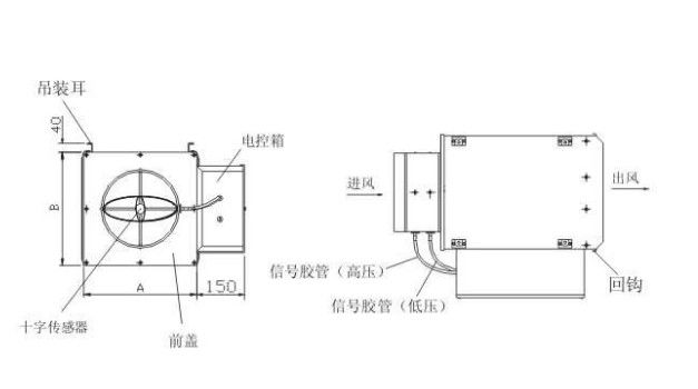 Single Air Duct Variable Volume Control Damper For  Air Conditioner Terminal Unit VAV Box 1